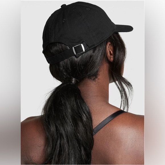 NWT Victoria Secret Baseball Hat Black Color with White Embroidered Letters PINK - Picture 3 of 7